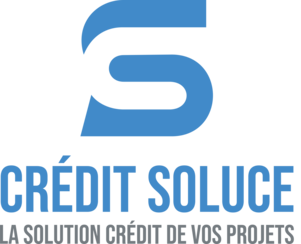 Logo de Crédit Soluce avec un S au dessus